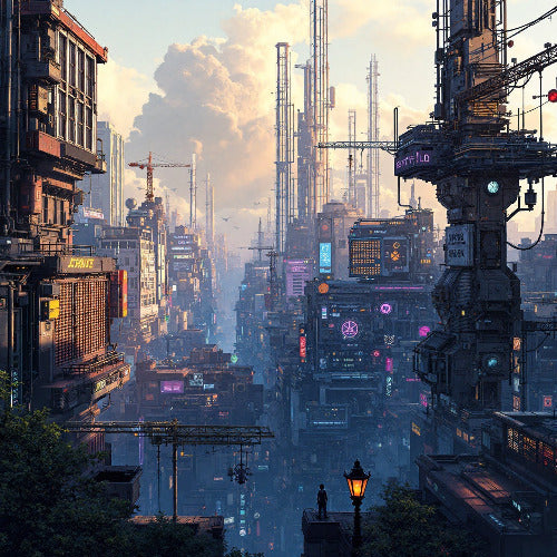 CyberPunk - Cyber City Landscapes - Collection 1